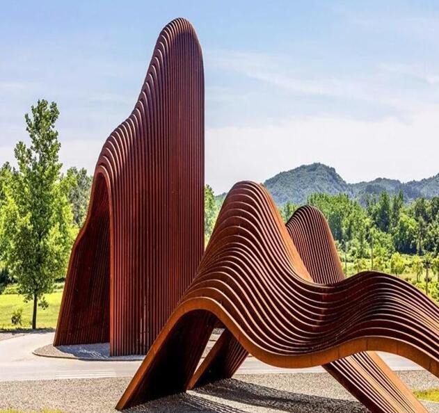 龙华锈钢板造型