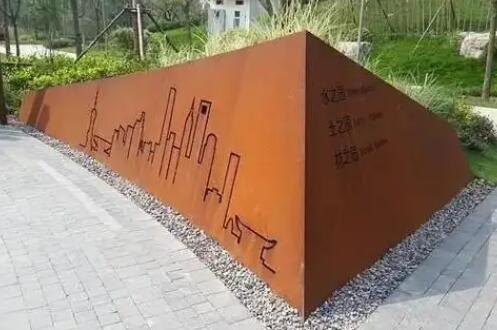 龙华耐候钢挡土墙